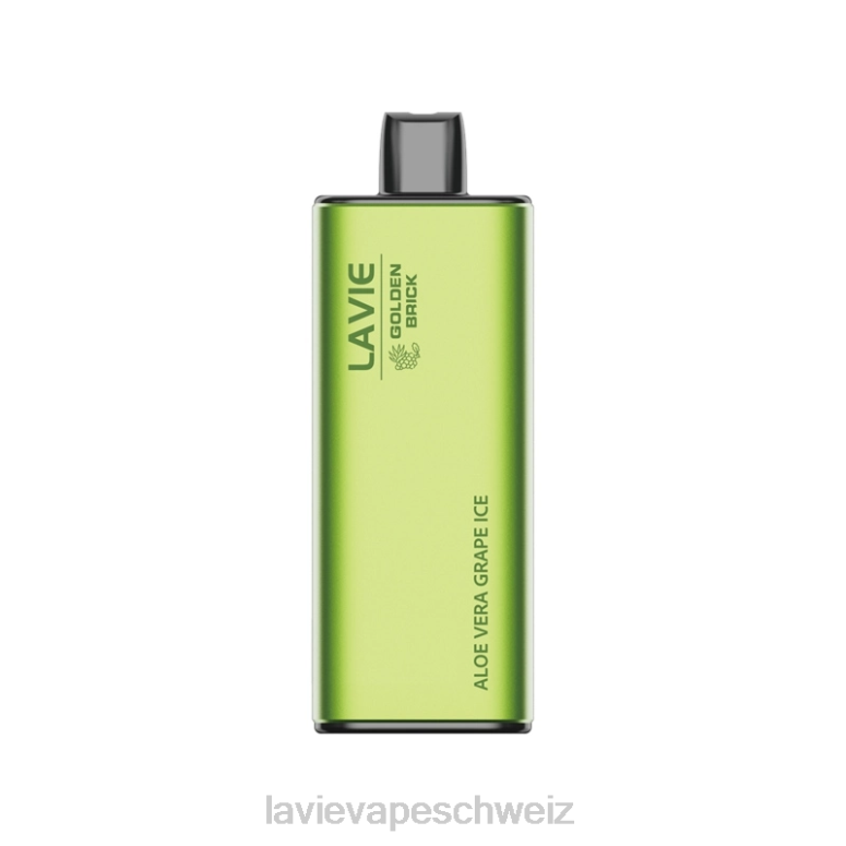 LAVIE Vape Zürich - LAVIE GOLDEN BRICK 10000 Züge Aloe Vera Traubeneis 4HR8H51