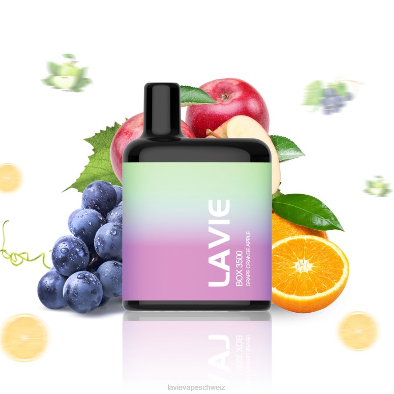 LAVIE Vape Kaufen - LAVIE BOX 3500 Züge Traubenorangenapfel 4HR8H212
